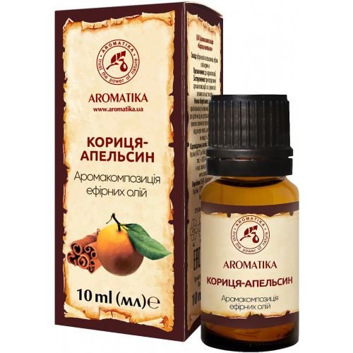 Аромакомпозиция Ароматика Корица-Апельсин 10 мл в Украине - фото №1 Аромакомпозиция Ароматика Корица-Апельсин 10 мл в Украине