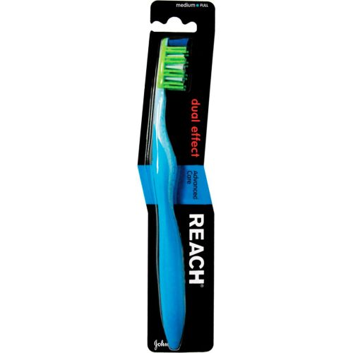 Зубна щітка Reach Dual Effect середня, 1 шт. в місті Одеса : ціни, характеристика. - фото №1 Зубна щітка Reach Dual Effect середня, 1 шт. в місті Одеса : ціни, характеристика.