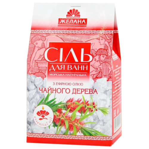 Соль для ванн Желана Чайное дерево 500 г фото - фото №1 Соль для ванн Желана Чайное дерево 500 г фото