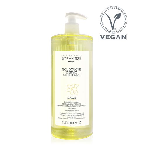Гель Byphasse (Бифас) для душа мицеллярный Monoi 1000 мл заказать - фото №1 Гель Byphasse (Бифас) для душа мицеллярный Monoi 1000 мл заказать