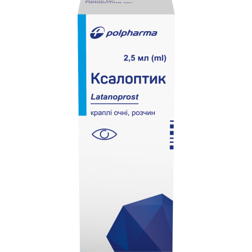 Ксалоптик 50 мкг/мл капли 2,5 мл в аптеке - фото №1 Ксалоптик 50 мкг/мл капли 2,5 мл в аптеке