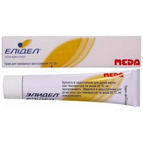 Элидел 1% крем 15 г заказать - фото №1 Элидел 1% крем 15 г заказать