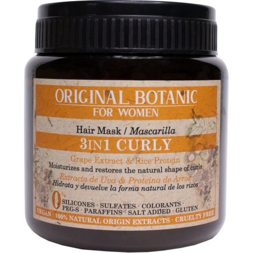 Маска Original Botanic (Ориджинал Ботаник) Curly для вьющихся волос 3в1 женская 250 мл в Украине - фото №1 Маска Original Botanic (Ориджинал Ботаник) Curly для вьющихся волос 3в1 женская 250 мл в Украине