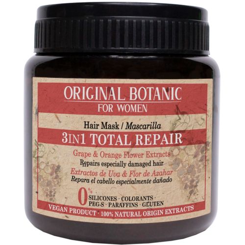 Маска Original Botanic (Ориджинал Ботаник) Total Repair для поврежденных волос восстанавливающая 3в1 женская 250 мл заказать - фото №1 Маска Original Botanic (Ориджинал Ботаник) Total Repair для поврежденных волос восстанавливающая 3в1 женская 250 мл заказать