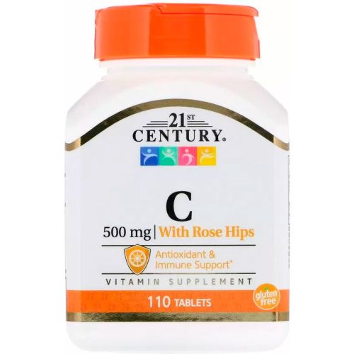 Витамин С Apnas Natural 500 мг с шиповником таблетки №110 цена - фото №1 Витамин С Apnas Natural 500 мг с шиповником таблетки №110 цена