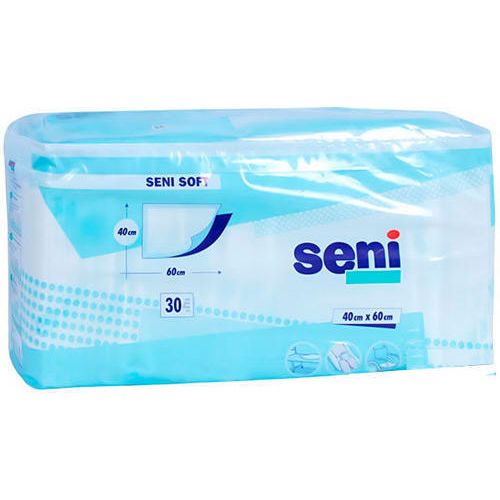 Пелюшки Seni Soft дитячі 40х60 см №30 в аптеці - фото №1 Пелюшки Seni Soft дитячі 40х60 см №30 в аптеці