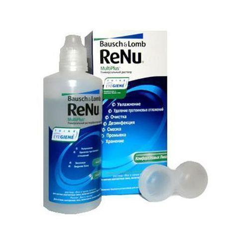 Раствор для линз ReNu MultiPlus 120 мл флакон №1 недорого - фото №1 Раствор для линз ReNu MultiPlus 120 мл флакон №1 недорого