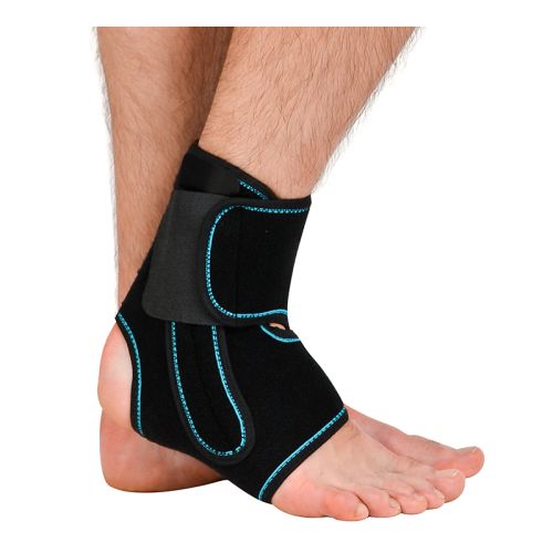 Ортез Алком на голеностопный сустав с дополнительной фиксацией 4044 черный (р.1) купить - фото №1 Ортез Алком на голеностопный сустав с дополнительной фиксацией 4044 черный (р.1) купить