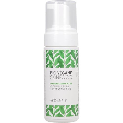 Пенка Bio:Vegane (Био Веган) очищающая Органический зеленый чай для чувствительной кожи лица 100 мл недорого - фото №1 Пенка Bio:Vegane (Био Веган) очищающая Органический зеленый чай для чувствительной кожи лица 100 мл недорого