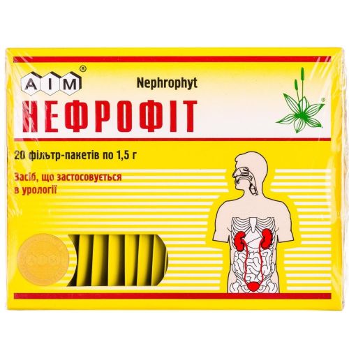 Нефрофит сбор 1,5 г фильтр-пакеты №20 в Украине - фото №1 Нефрофит сбор 1,5 г фильтр-пакеты №20 в Украине