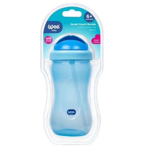 Поїльник Wee Baby (Ві Бейбі) з трубочкою та ремінцем, 2 кольори, 340 мл (колір в асортименті) купити - фото №1 Поїльник Wee Baby (Ві Бейбі) з трубочкою та ремінцем, 2 кольори, 340 мл (колір в асортименті) купити