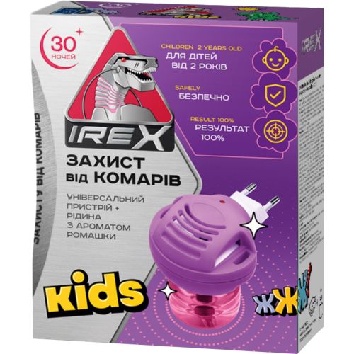 Комплект iRex Kids от комаров: прибор и жидкость 30 ночей фото - фото №1 Комплект iRex Kids от комаров: прибор и жидкость 30 ночей фото