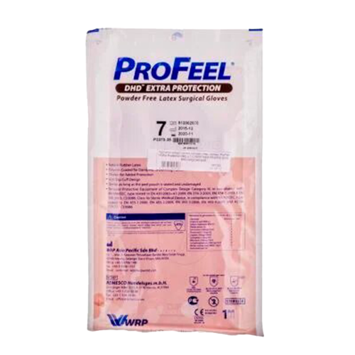 Перчатки Profeel Sintehetic хирургические стерильные неприпудренные р.7 в аптеке - фото №1 Перчатки Profeel Sintehetic хирургические стерильные неприпудренные р.7 в аптеке
