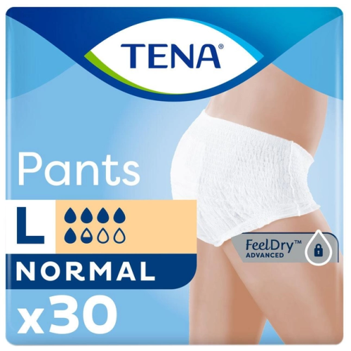 Подгузники-трусики для взрослых Tena Pants Normal Large №30 в интернет-аптеке - фото №1 Подгузники-трусики для взрослых Tena Pants Normal Large №30 в интернет-аптеке