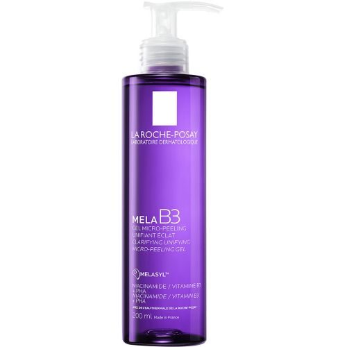 Гель-микропилинг La Roche-Posay (Ля Рош-Позе) Mela B3 для очищения кожи с пигментами и постакне пятнами 200 мл купить - фото №1 Гель-микропилинг La Roche-Posay (Ля Рош-Позе) Mela B3 для очищения кожи с пигментами и постакне пятнами 200 мл купить