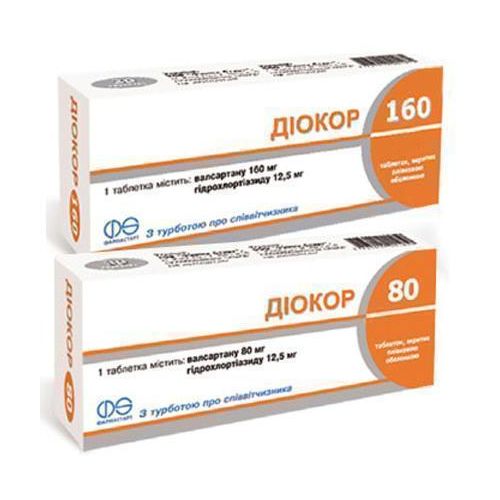 Диокор 80 мг таблетки №10 в городе Одесса : цены, характеристики. - фото №1 Диокор 80 мг таблетки №10 в городе Одесса : цены, характеристики.