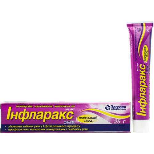 Інфларакс мазь 25 г в аптеці - фото №1 Інфларакс мазь 25 г в аптеці