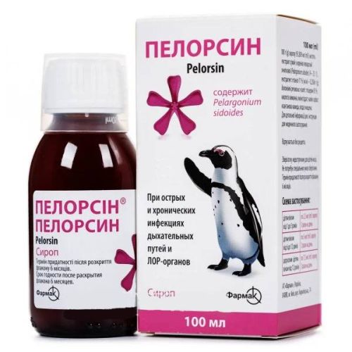 Пелорсін сироп 100 мл в місті Одеса : ціни, характеристика. - фото №1 Пелорсін сироп 100 мл в місті Одеса : ціни, характеристика.