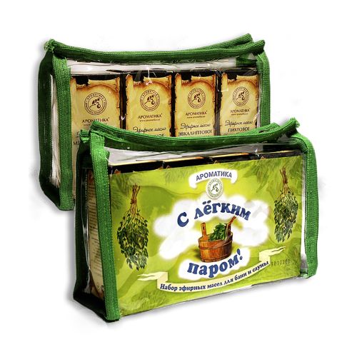 Набор эфирных масел для сауны Ароматика (пихта, лимон, мята, эвкалипт) заказать - фото №1 Набор эфирных масел для сауны Ароматика (пихта, лимон, мята, эвкалипт) заказать