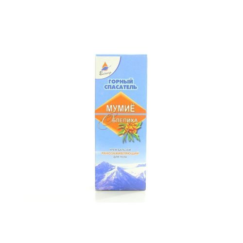 Крем Гірський рятувальник мумійо з обліпихою 75 мл в Україні - фото №1 Крем Гірський рятувальник мумійо з обліпихою 75 мл в Україні