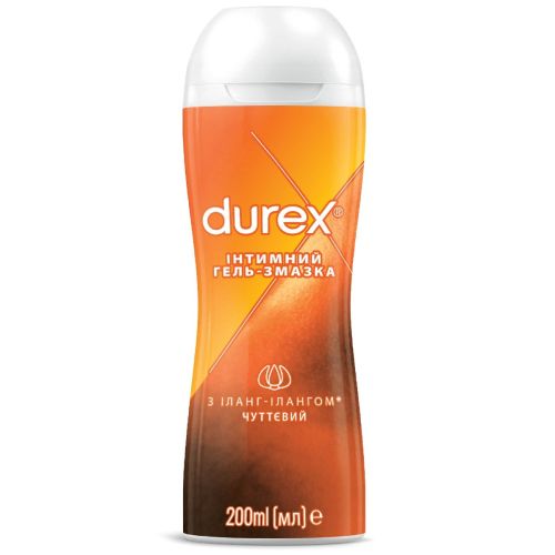 Гель-смазка Durex Play Massage 2в1 Sensual с иланг-илангом для массажа, 200 мл недорого - фото №1 Гель-смазка Durex Play Massage 2в1 Sensual с иланг-илангом для массажа, 200 мл недорого