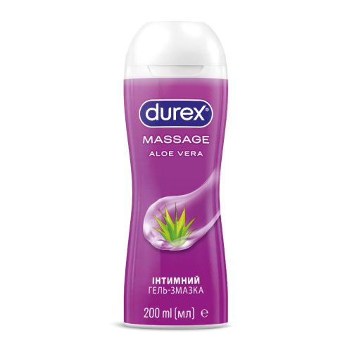 Інтимний гель-змазка DUREX Massage Aloe Vera (з Алое Вера), 200 мл (лубрикант) в Дніпрі : ціни, характеристика. - фото №1 Інтимний гель-змазка DUREX Massage Aloe Vera (з Алое Вера), 200 мл (лубрикант) в Дніпрі : ціни, характеристика.