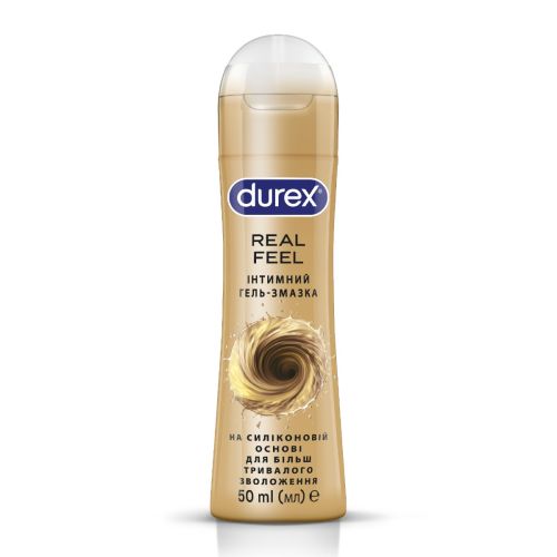 Інтимний гель-змазка DUREX Real Feel на силиконовій основі для більш тривалого зволоження (лубрикант), 50 мл в Дніпрі : ціни, характеристика. - фото №1 Інтимний гель-змазка DUREX Real Feel на силиконовій основі для більш тривалого зволоження (лубрикант), 50 мл в Дніпрі : ціни, характеристика.