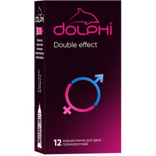 Презервативи латексні Dolphi Double effect з ребрами і точками та двома видами змазки: розігріваюча та анастетик №12 в місті Львів : ціни, характеристика. - фото №1 Презервативи латексні Dolphi Double effect з ребрами і точками та двома видами змазки: розігріваюча та анастетик №12 в місті Львів : ціни, характеристика.