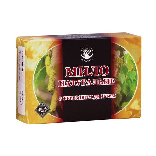 Мило натуральне з дьогтем 75 г недорого - фото №1 Мило натуральне з дьогтем 75 г недорого