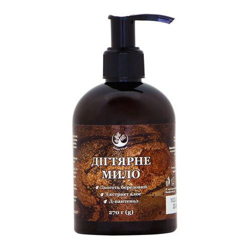 Мыло жидкое натуральное с березовым дегтем 270 г в Украине - фото №1 Мыло жидкое натуральное с березовым дегтем 270 г в Украине