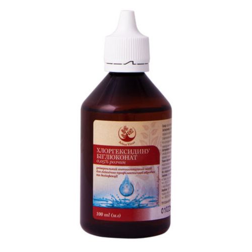 Хлоргексидин 0,05% розчин 100 мл купити - фото №1 Хлоргексидин 0,05% розчин 100 мл купити