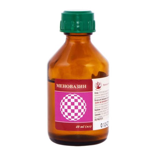 Меновазин спиртовой раствор для наружного применения 40 мл в Украине - фото №1 Меновазин спиртовой раствор для наружного применения 40 мл в Украине