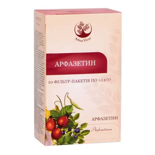 Арфазетин сбор 1,5 г фильтр-пакетики №20 заказать - фото №1 Арфазетин сбор 1,5 г фильтр-пакетики №20 заказать