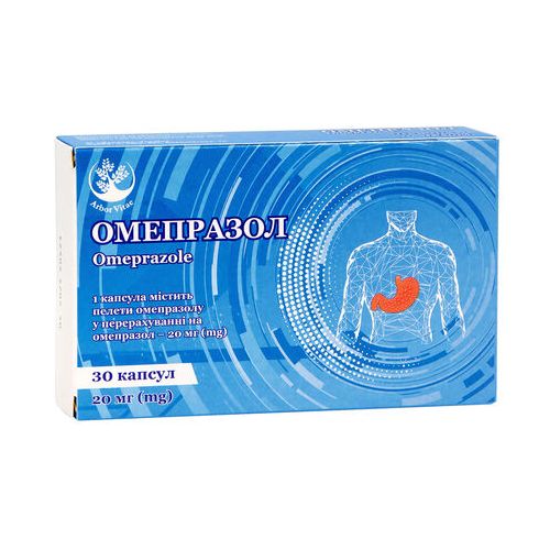 Омепразол 20 мг капсули №30 в місті Одеса : ціни, характеристика. - фото №1 Омепразол 20 мг капсули №30 в місті Одеса : ціни, характеристика.