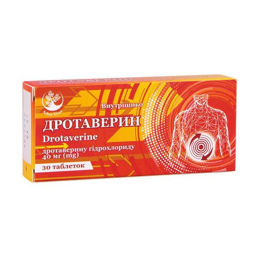 Дротаверин 40 мг таблетки №30 в интернет-аптеке - фото №1 Дротаверин 40 мг таблетки №30 в интернет-аптеке