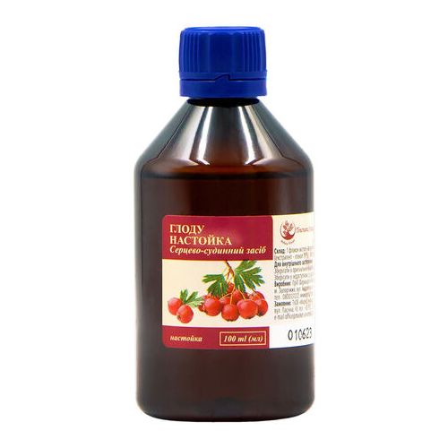Боярышника настойка флакон 100 мл в аптеке - фото №1 Боярышника настойка флакон 100 мл в аптеке