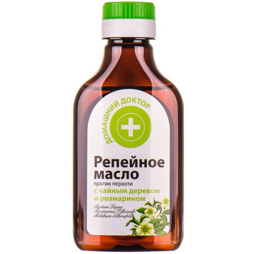 Масло репейное The Doctor против перхоти с чайным деревом и розмарином, 100 мл ADD - фото №1 Масло репейное The Doctor против перхоти с чайным деревом и розмарином, 100 мл ADD