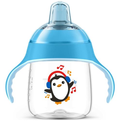 Чашка-непроливайка Avent блакитна від 12+, 260 мл (747/02) в аптеці - фото №1 Чашка-непроливайка Avent блакитна від 12+, 260 мл (747/02) в аптеці