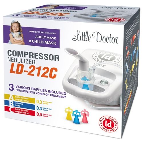 Ингалятор компрессорный Little Doctor (Литл Доктор) LD-212C белый в интернет-аптеке - фото №1 Ингалятор компрессорный Little Doctor (Литл Доктор) LD-212C белый в интернет-аптеке