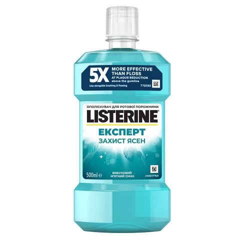 Ополіскувач для ротової порожнини Listerine Expert Захист ясен 500 мл фото - фото №1 Ополіскувач для ротової порожнини Listerine Expert Захист ясен 500 мл фото