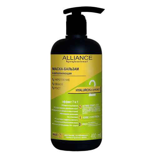 Маска-бальзам Alliance Professional наповнююча гіалурон 490 мл ціна - фото №1 Маска-бальзам Alliance Professional наповнююча гіалурон 490 мл ціна