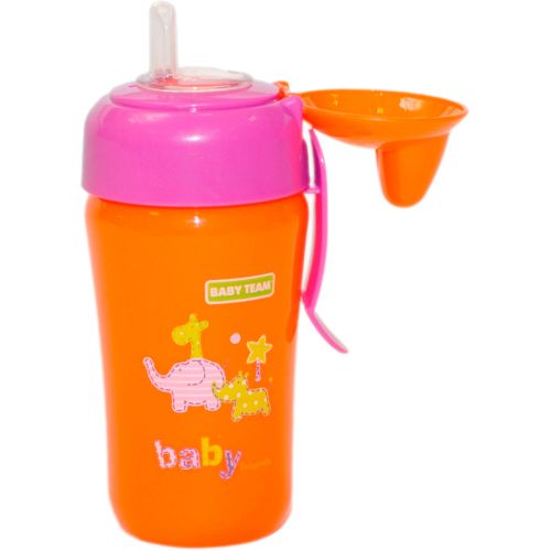 Поїльник Baby team з силіконовим носиком, від 10 місяців, 300 мл (5012) купити - фото №1 Поїльник Baby team з силіконовим носиком, від 10 місяців, 300 мл (5012) купити