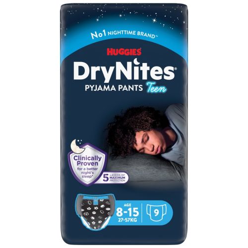 Трусы-подгузники для мальчиков Huggies DryNites ночные 8-15 лет (27-57 кг) №9 недорого - фото №1 Трусы-подгузники для мальчиков Huggies DryNites ночные 8-15 лет (27-57 кг) №9 недорого