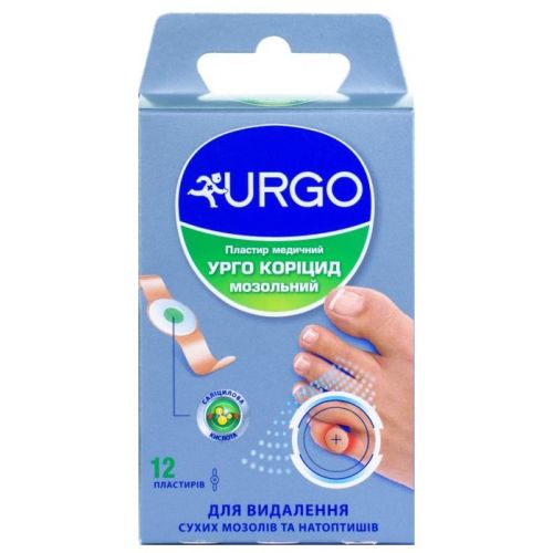 Лейкопластир Urgo Корицид мозольний №12 в інтернет-аптеці - фото №1 Лейкопластир Urgo Корицид мозольний №12 в інтернет-аптеці