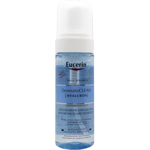 Пенка мицеллярная Eucerin (Юцерин) DermatoClean очищающая для чувствительной кожи всех типов 150 мл недорого - фото №1 Пенка мицеллярная Eucerin (Юцерин) DermatoClean очищающая для чувствительной кожи всех типов 150 мл недорого