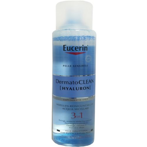 Флюид Eucerin (Юцерин) DermatoClean мицеллярный очищающий 3 в 1 для чувствительной кожи всех типов 400 мл купить - фото №1 Флюид Eucerin (Юцерин) DermatoClean мицеллярный очищающий 3 в 1 для чувствительной кожи всех типов 400 мл купить