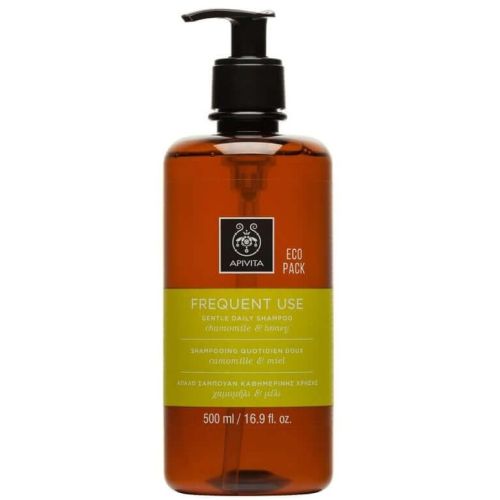 Шампунь Apivita (Апивита) для частого использования с ромашкой и медом 500 мл фото - фото №1 Шампунь Apivita (Апивита) для частого использования с ромашкой и медом 500 мл фото