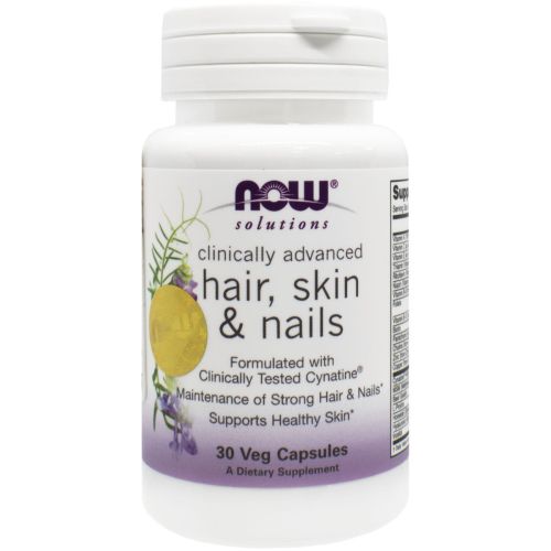 Now (Нау) Foods Clinically Advanced Hair, Skin & Nails красота и здоровье капсулы №30 купить - фото №1 Now (Нау) Foods Clinically Advanced Hair, Skin & Nails красота и здоровье капсулы №30 купить