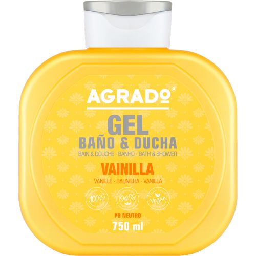 Гель для душа и ванны Agrado (Аградо) Ваниль, 750 мл ADD - фото №1 Гель для душа и ванны Agrado (Аградо) Ваниль, 750 мл ADD