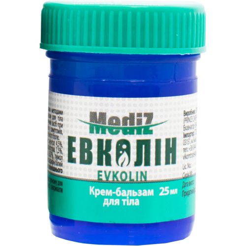 Эвколин для тела крем-бальзам, 25 г в городе Одесса : цены, характеристики. - фото №1 Эвколин для тела крем-бальзам, 25 г в городе Одесса : цены, характеристики.